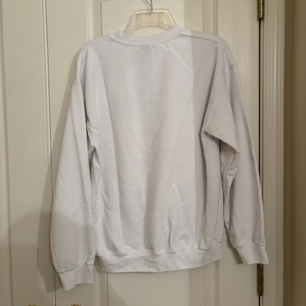 White Crewneck Sweatshirt - Picture 2 of 2